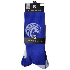 NCAA Adult 2-Pack Moisture Wicking Contour Fit Crew Socks - Fayetteville Broncos